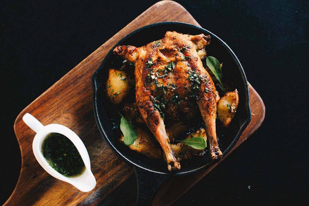 Crispy broast at indulge bangkok
