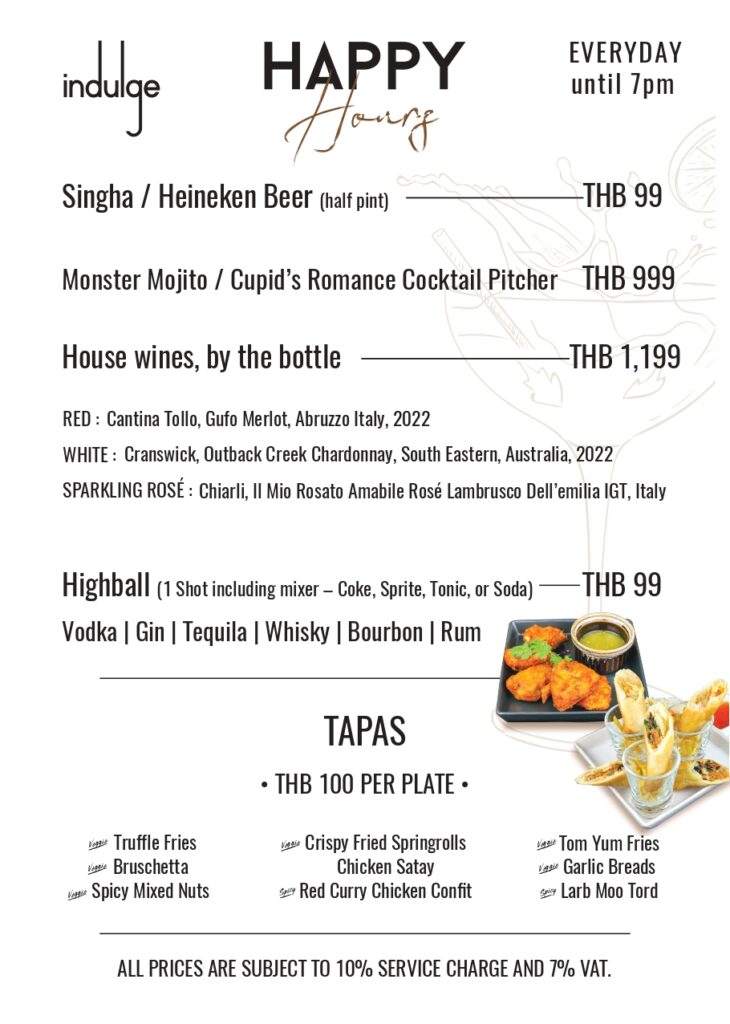 happy hour spring summer 2026