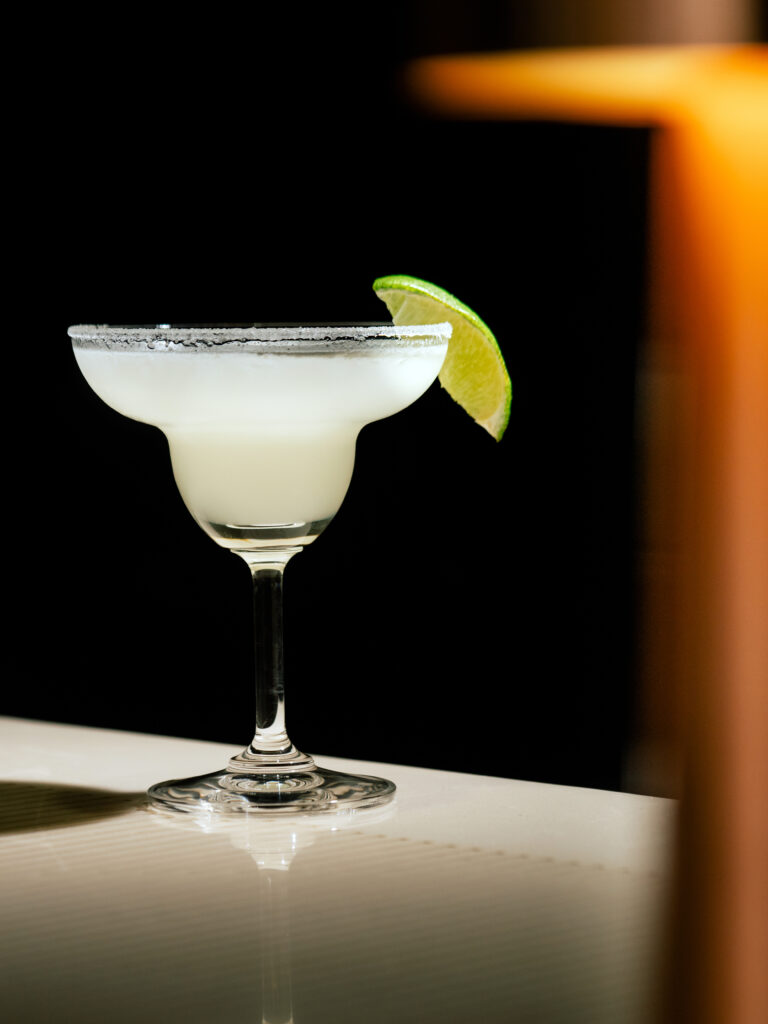 Classic Margarita with tequila, triple sec and fresh lime