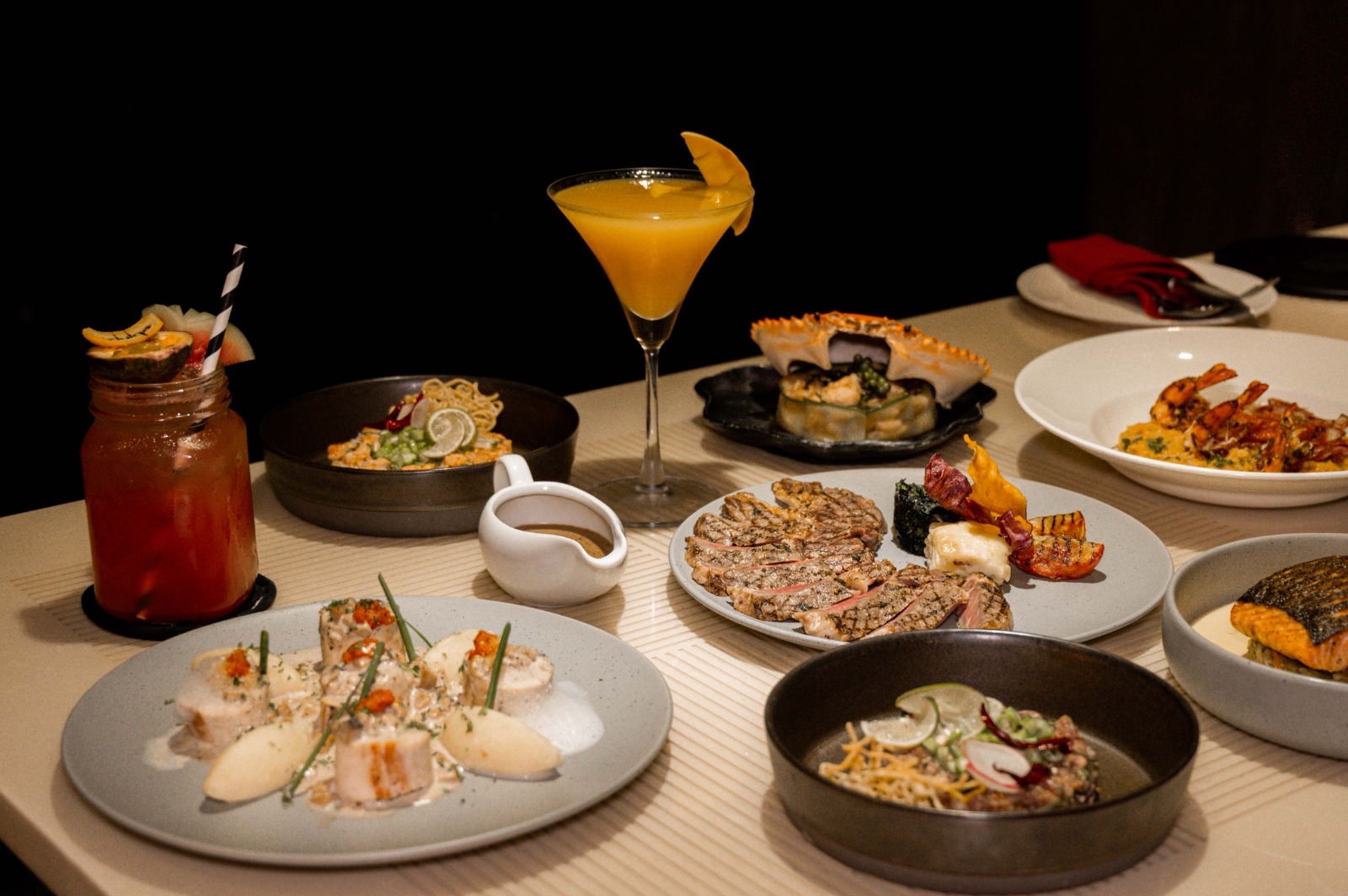 Thai fusion food and sharing plates at Indulge Bangkok