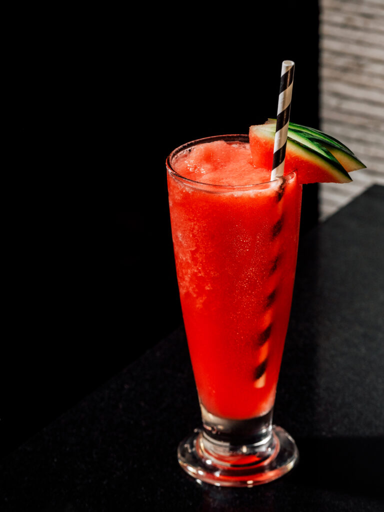 Fresh watermelon shake served at Indulge Bangkok