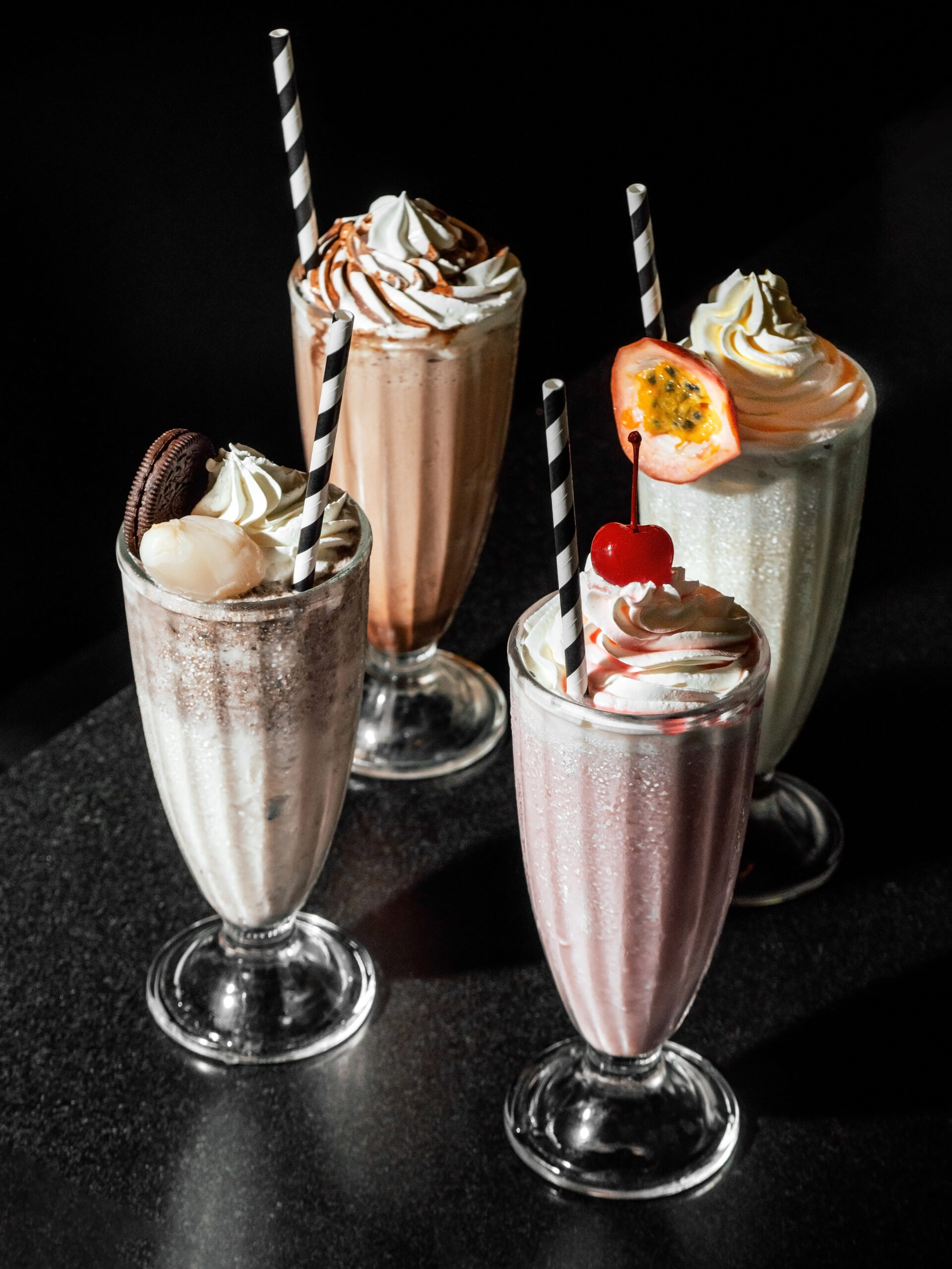 Fresh desserts in Bangkok featuring seasonal fruits at Indulge