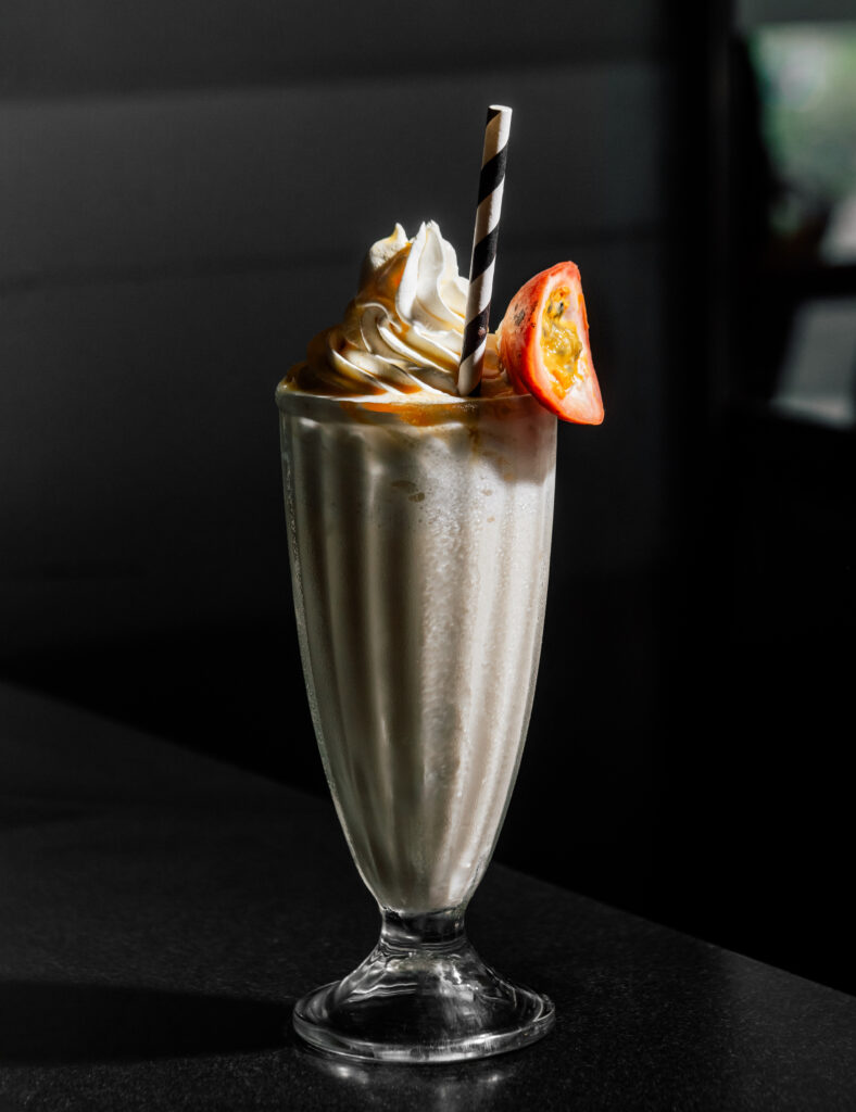 Classic vanilla milkshake served at Indulge Bangkok