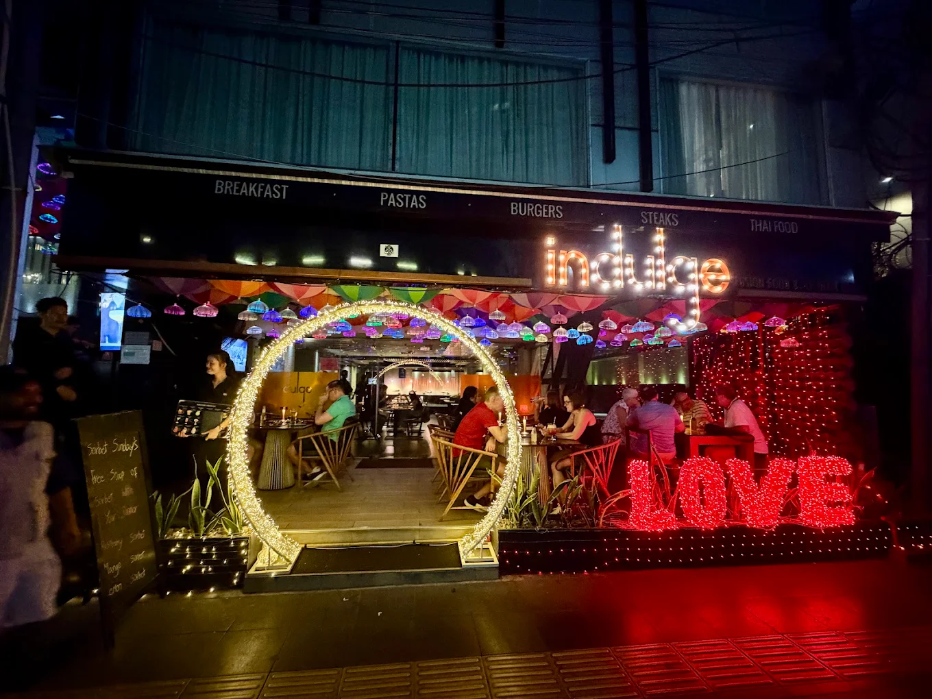 Explore Starters and Sharing Plates at Indulge Cocktail Bar.
